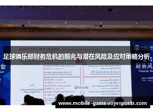 足球俱乐部财务危机的前兆与潜在风险及应对策略分析